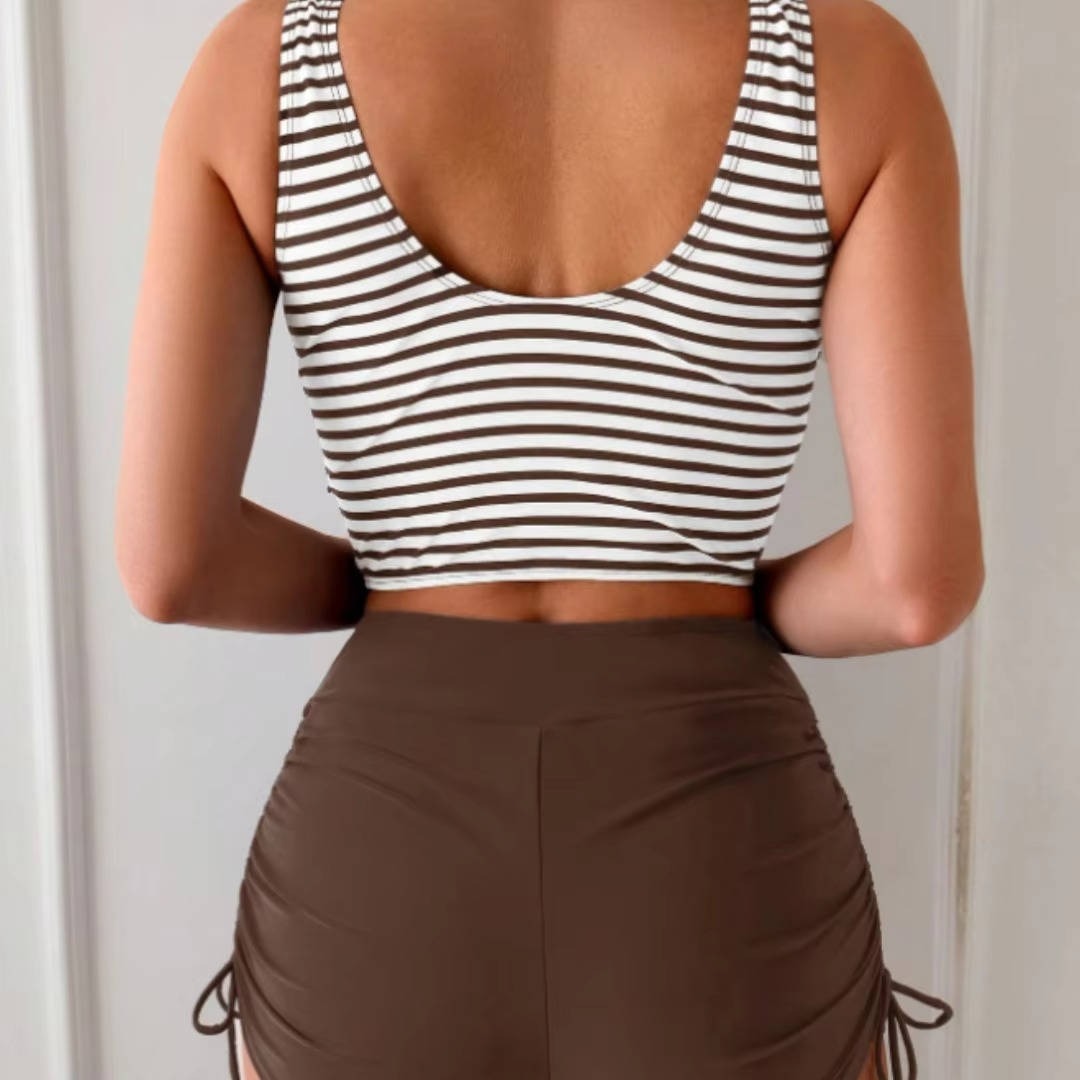 High Waisted Tankini Swimsuit