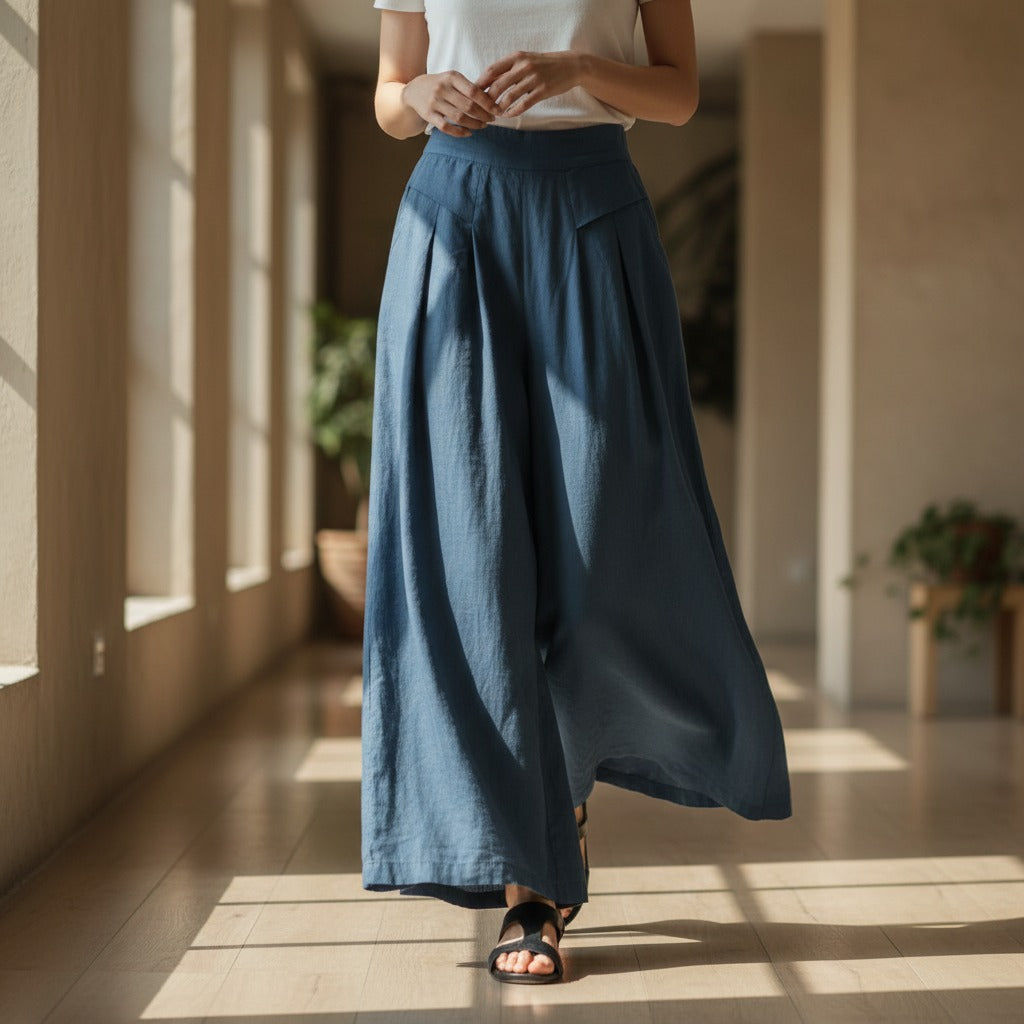 High Waisted Wide Leg Pants
