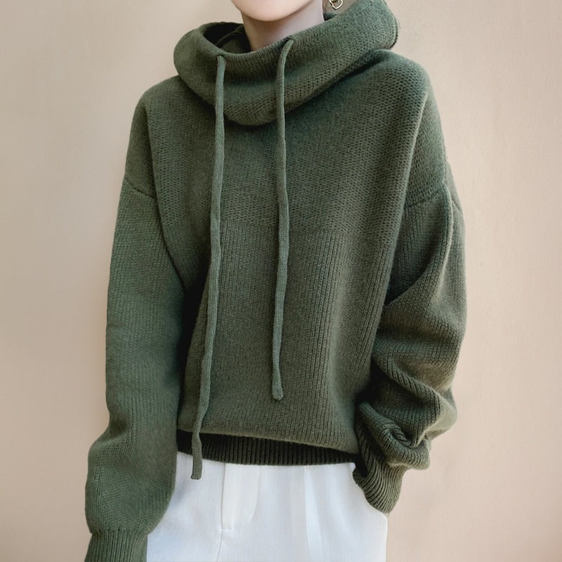 Hooded Knit Sweater