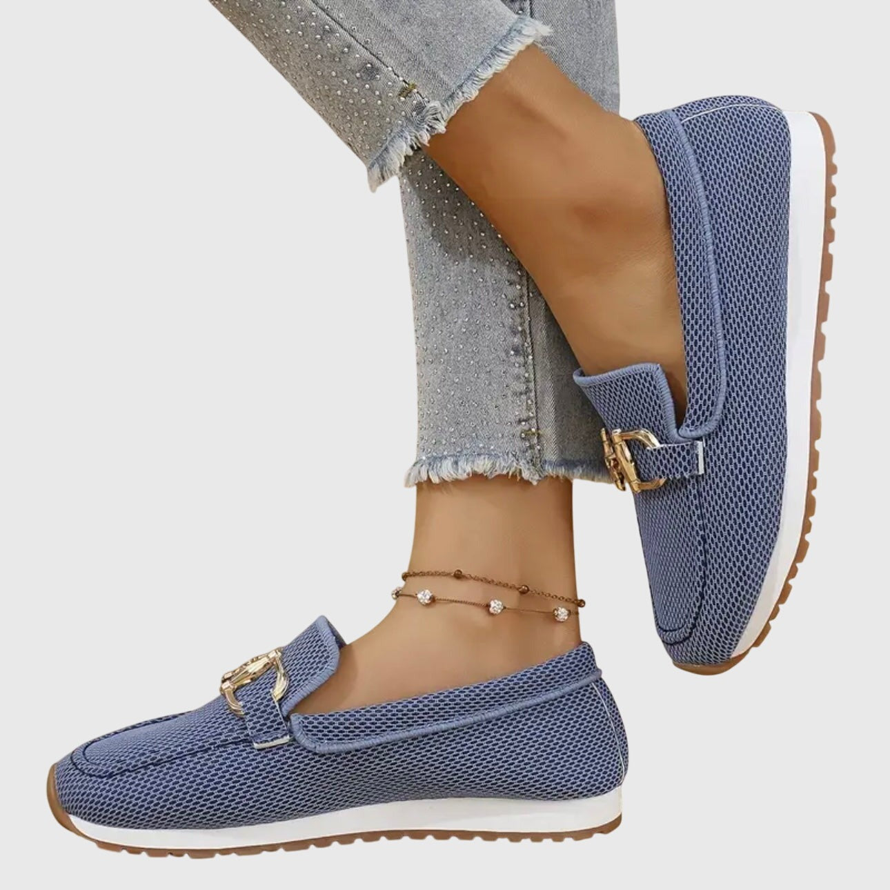 Knit Platform Loafers