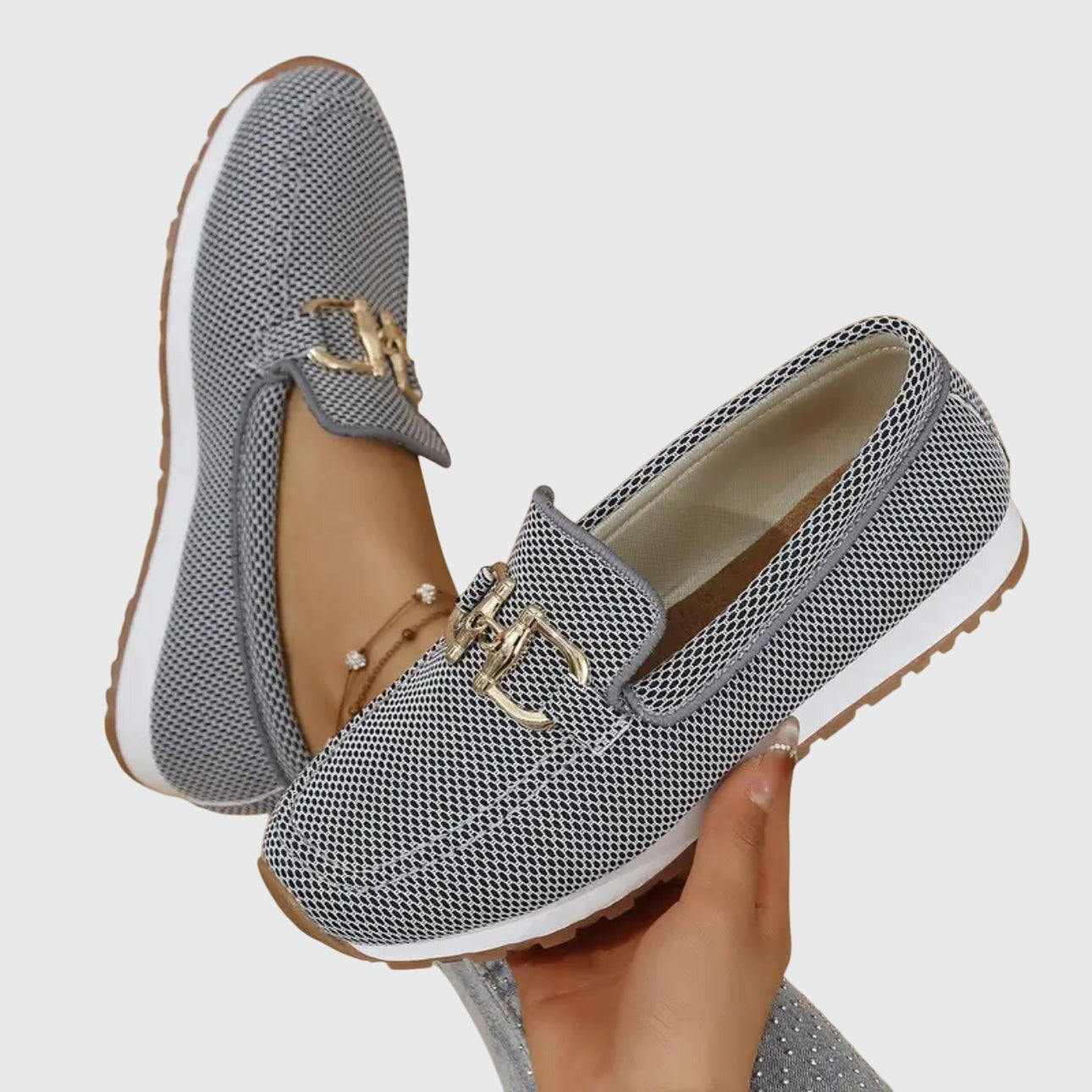 Knit Platform Loafers