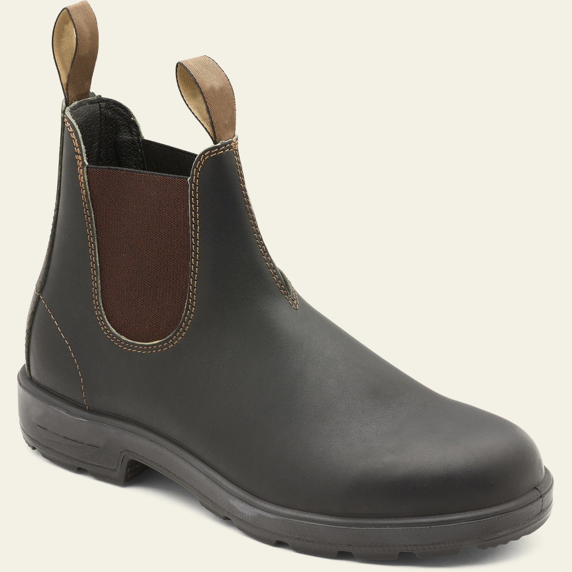 Leather Chelsea Boots - Dark Brown