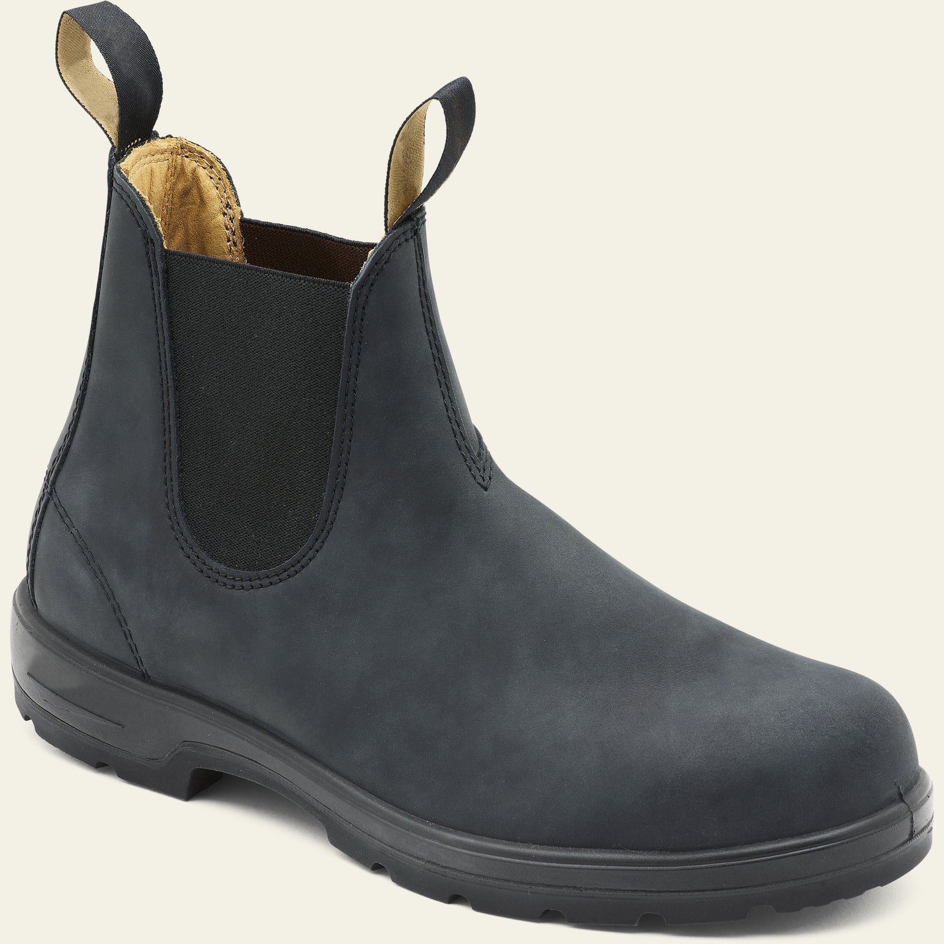 Leather Chelsea Boots - Grey