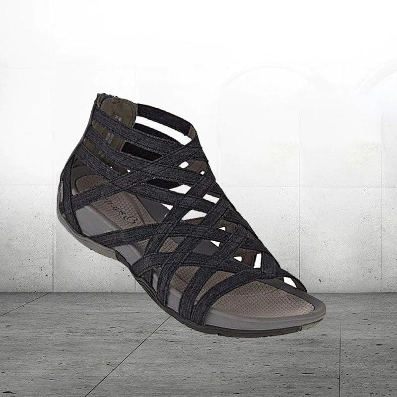 Leopard Print Gladiator Sandals