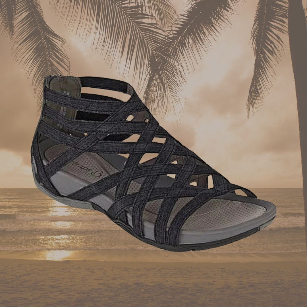 Leopard Print Gladiator Sandals