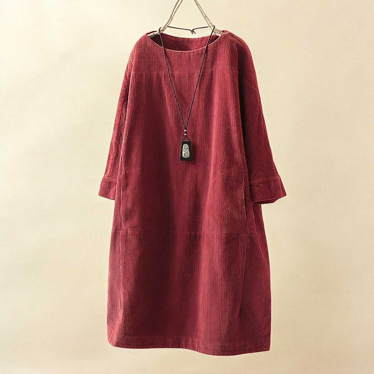 Long Sleeve Shift Dress