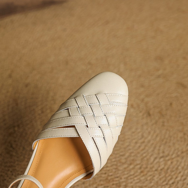 Low Block Heel Sandals