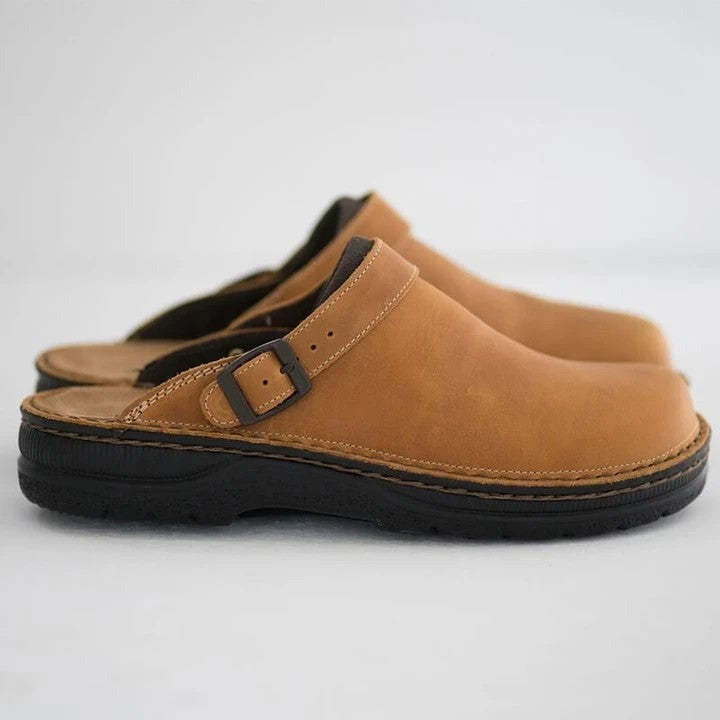 Orthopedic Clog Shoes - Brown