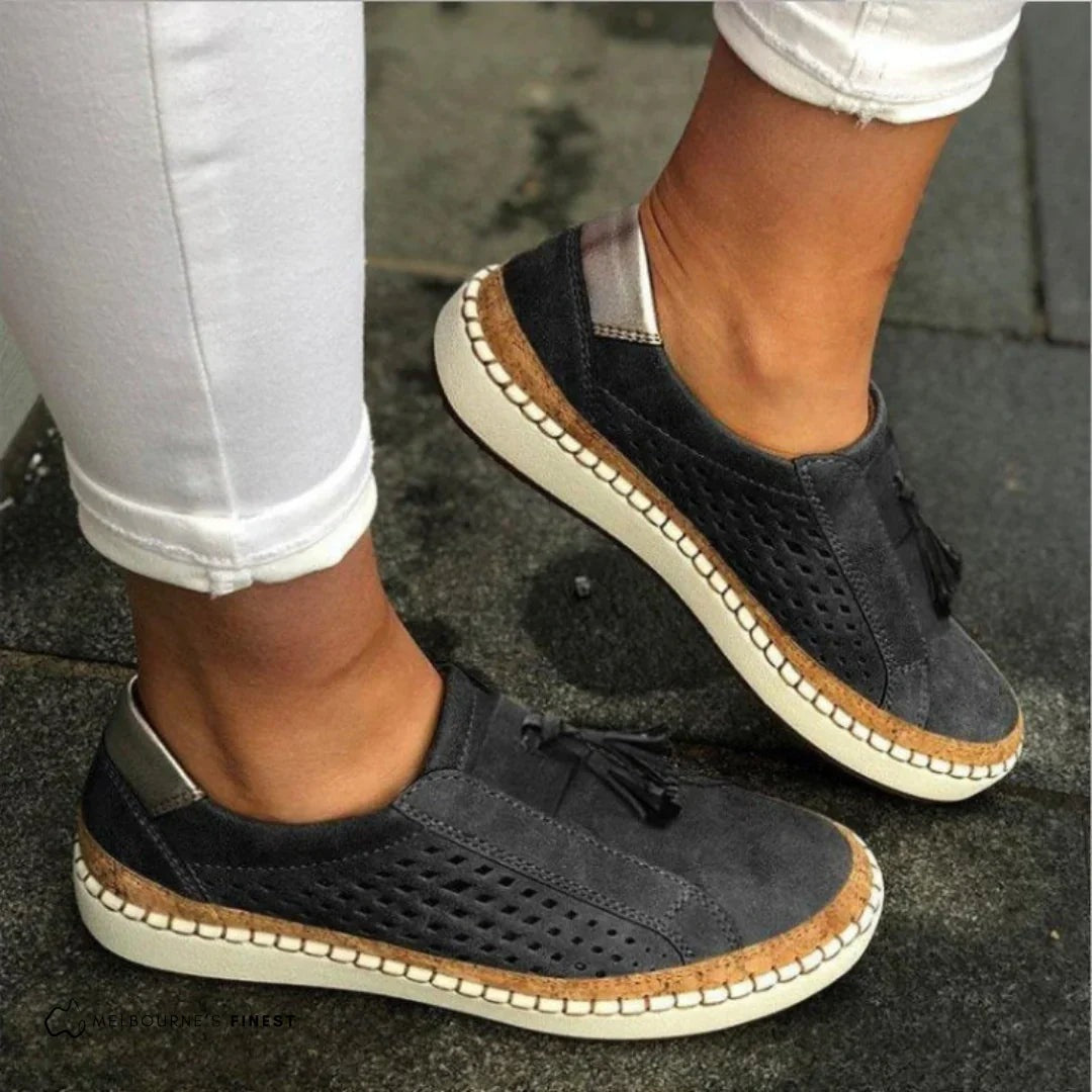 Orthopedic Loafer Sneakers - Black