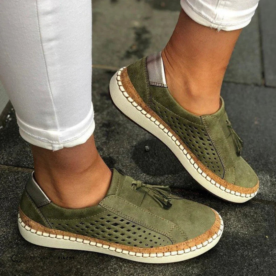 Orthopedic Loafer Sneakers - Green