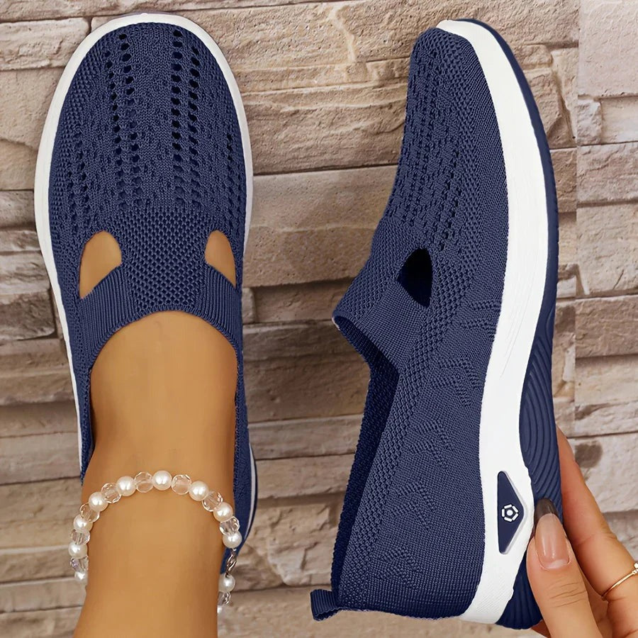 Orthopedic Mesh Walking Sneakers - Blue