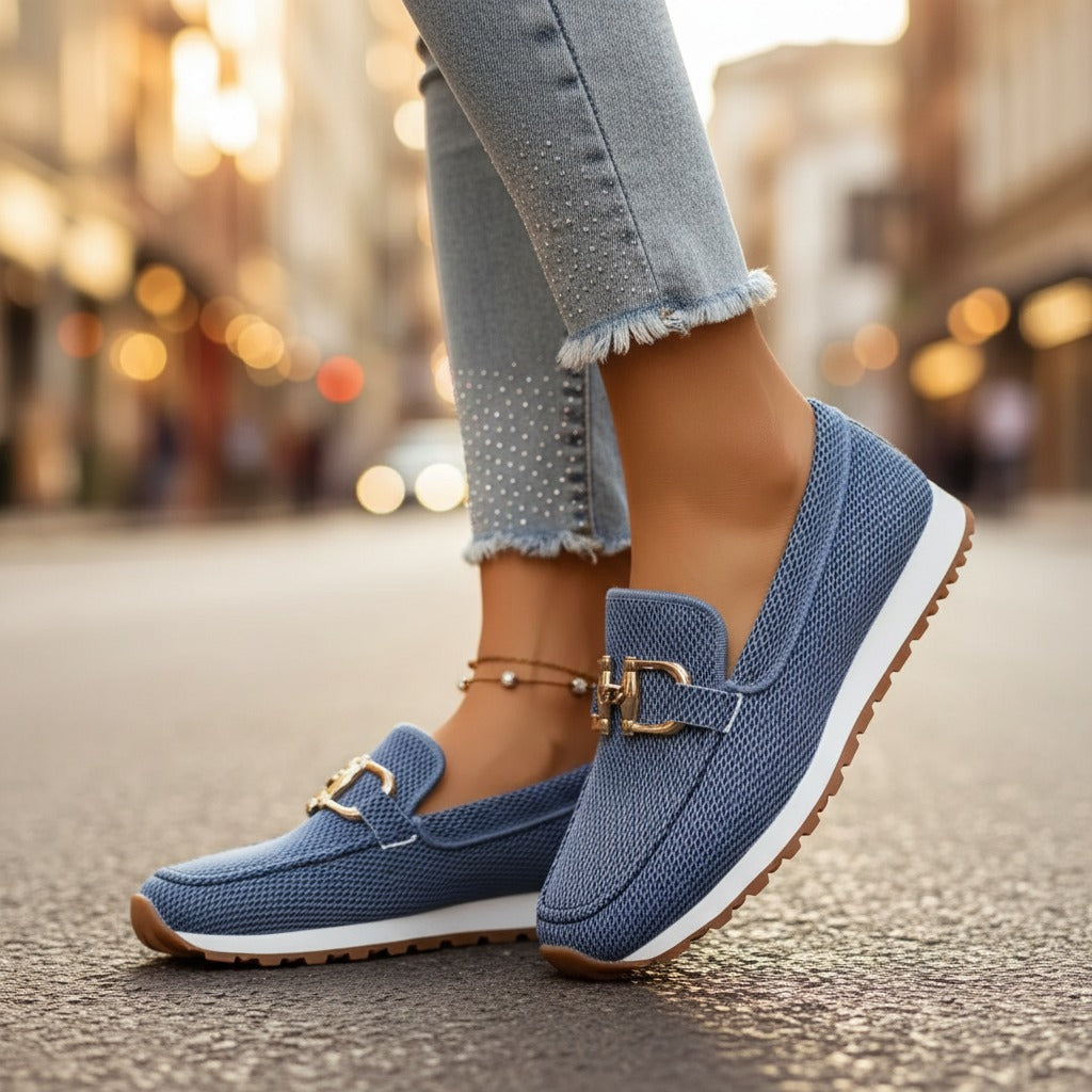 Orthopedic Platform Loafers - Blue