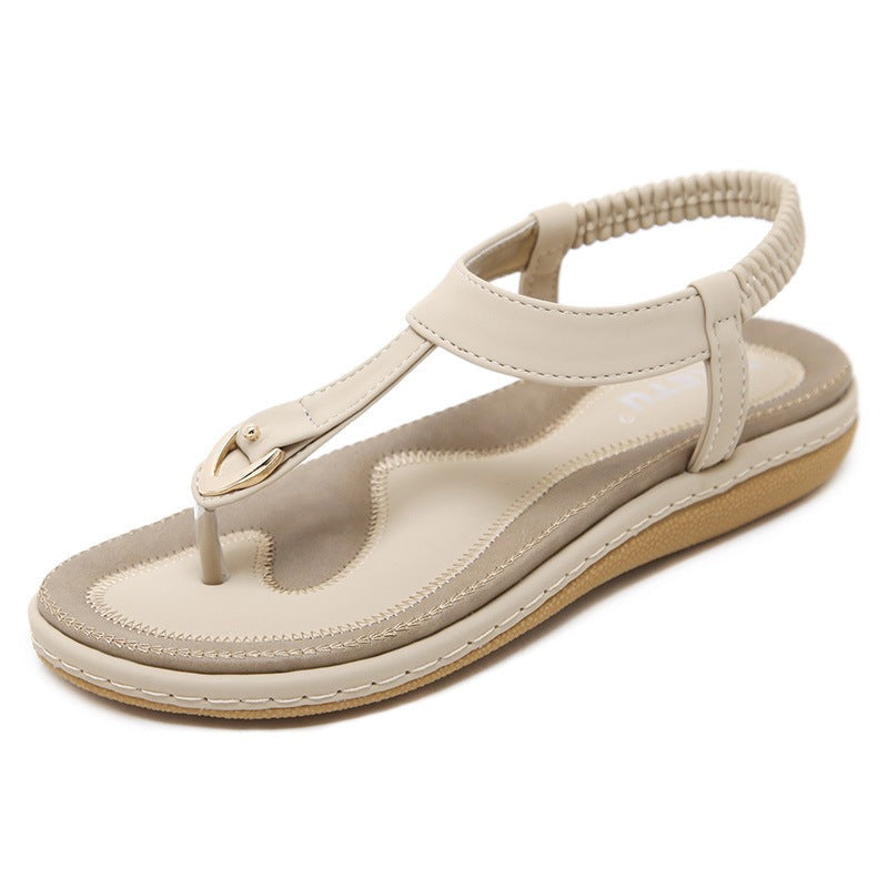 Orthopedic Thong Sandals - Beige