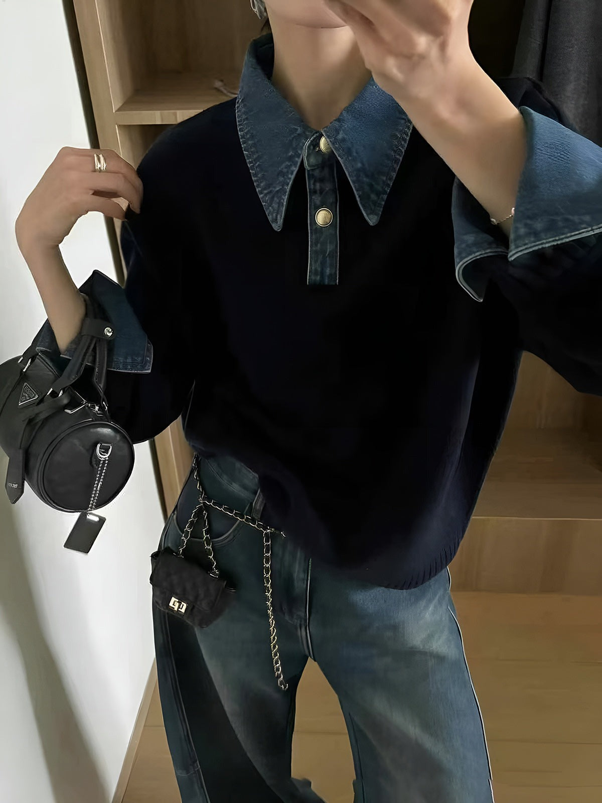 Oversized Knit Pullover Sweater