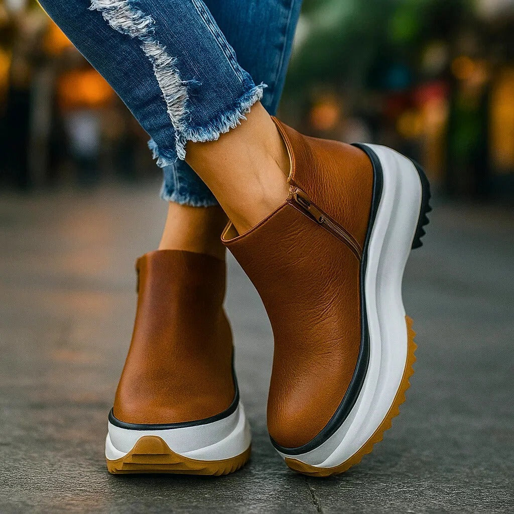 Platform Ankle Boots