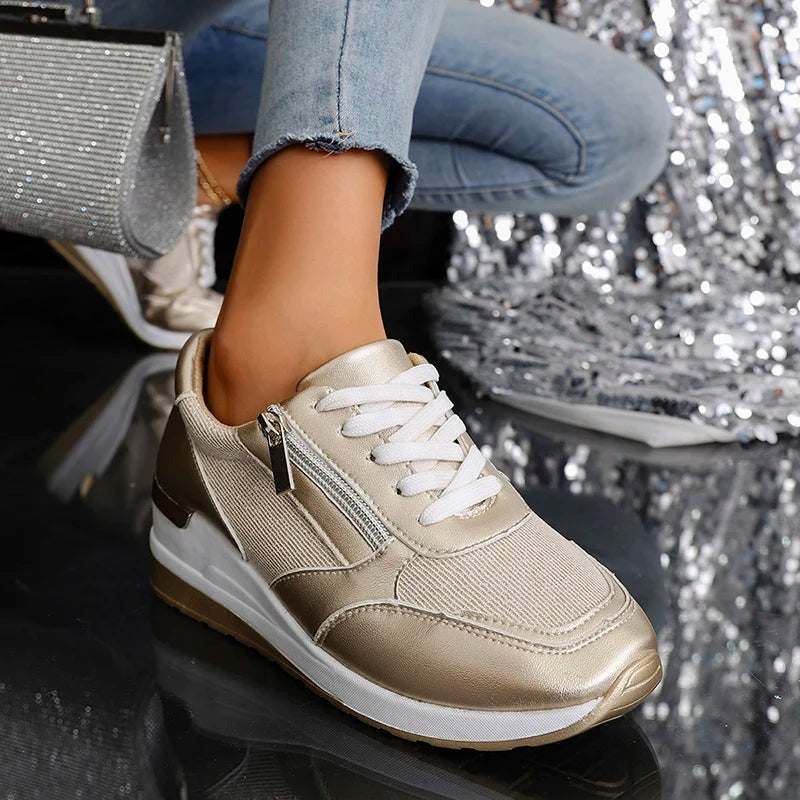 Platform Wedge Sneakers