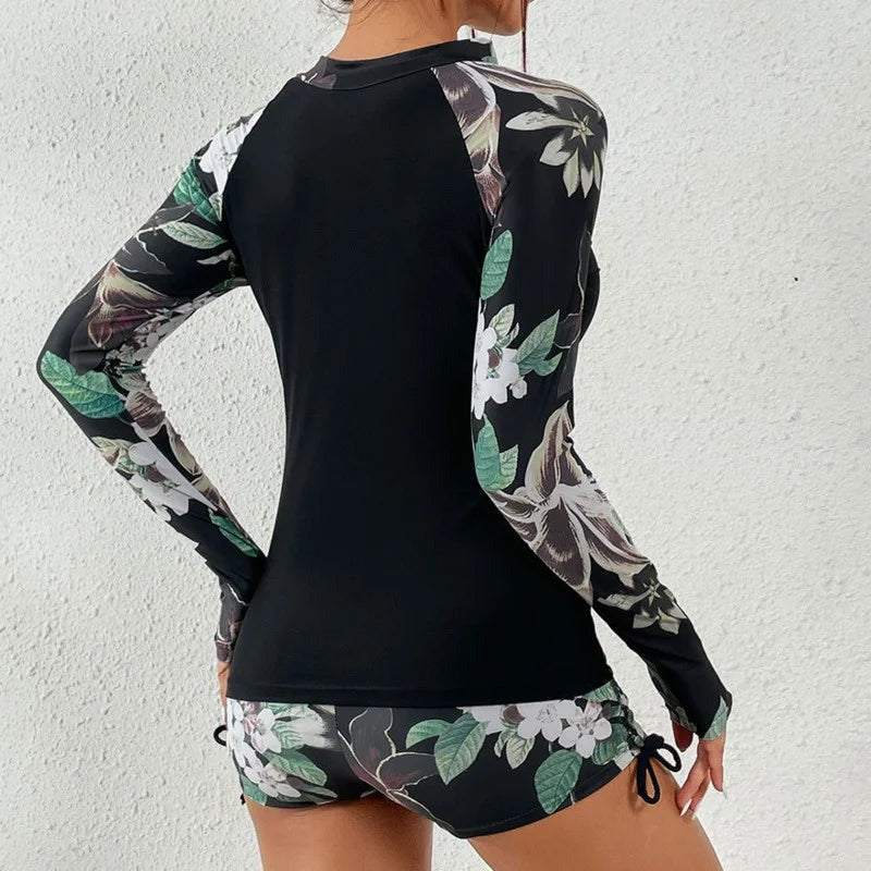 Rash Guard Swimsuit Set