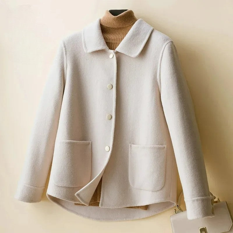 Short Swing Coat - Beige
