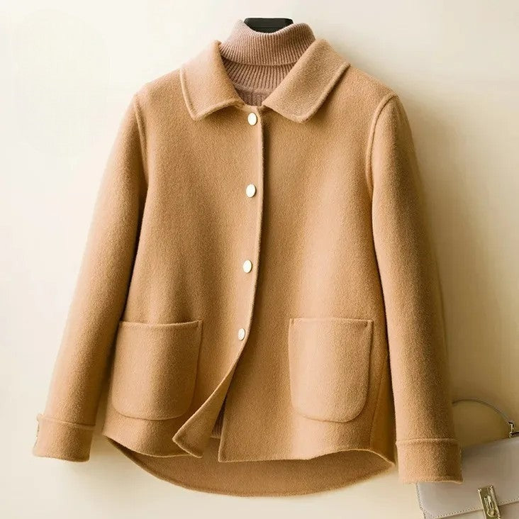 Short Swing Coat - Camel
