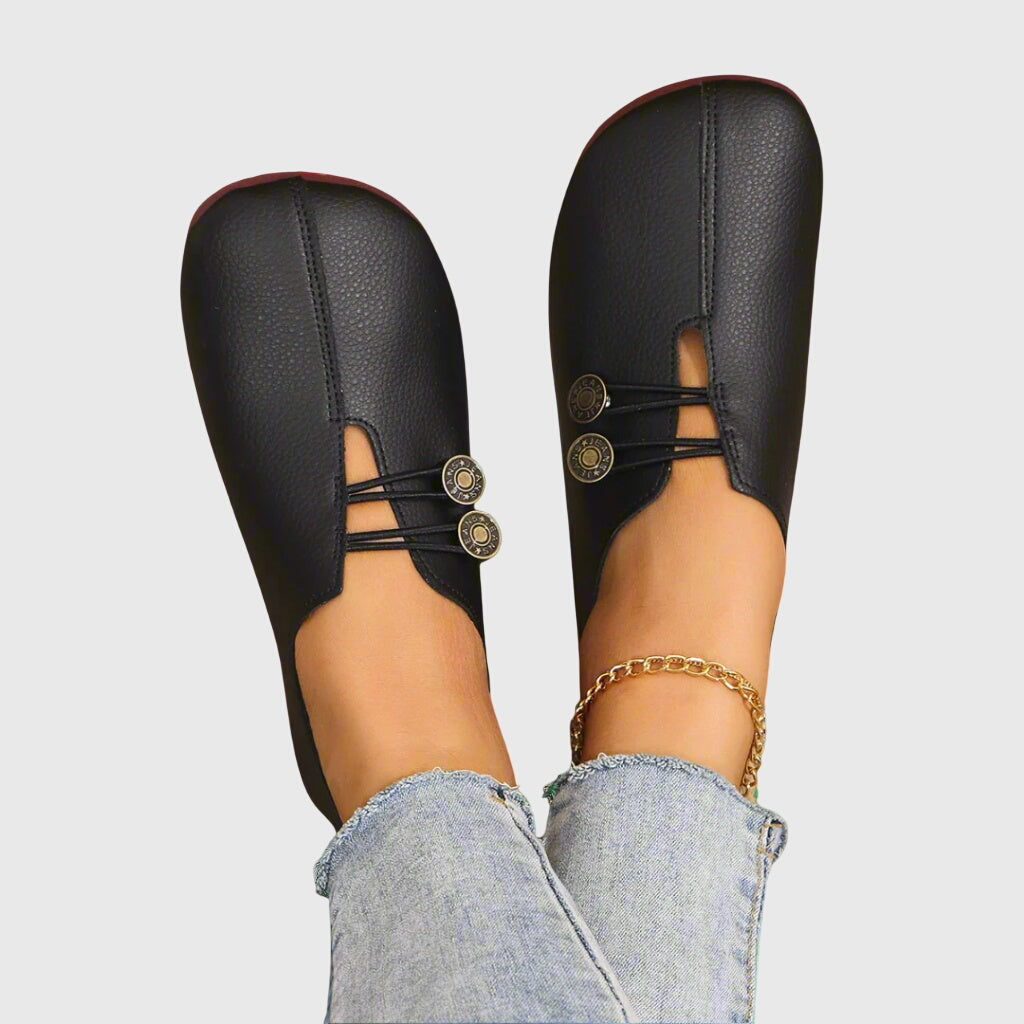 Soft Comfort Flat Mules - Black 2