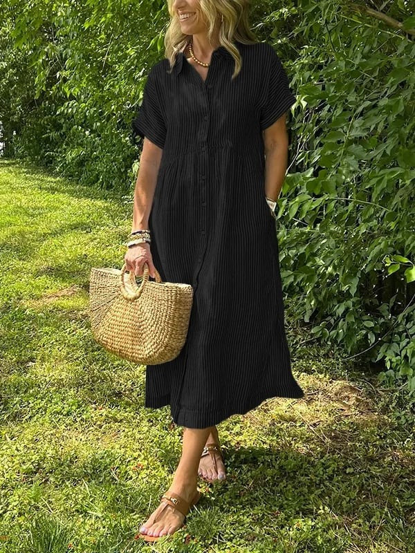 Striped Shirt - Black