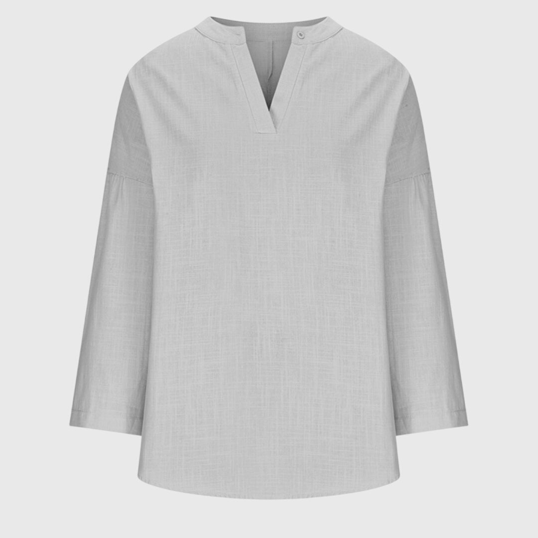 V Neck Long Sleeve Tunic